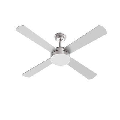 Bryant - 52'' 4 Blade LED Ceiling Fan - Silver Finish