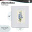 Plaque murale Larkspur à rayures bleues, design par Lisa Wehmeyer