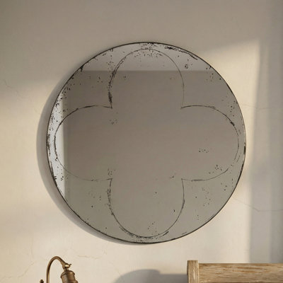 Miroir rond mural polyvalent Idéal pour les chambres à coucher, les salons, les salles à manger, les foyers, les foyers et plus encore