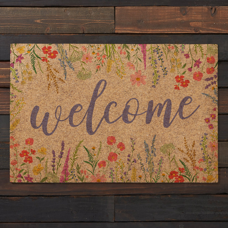 Paillasson Personnalisation Mall Welcome Spring, 18x27