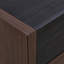 Armoire de rangement multifonctionnelle de 32,5 po à 58,8 po de largeur, H 40 po, buffet avec tiroir, armoire d'angle pour décoration de fenêtre de H 44 po, salon, couloir, entrée, cuisine et bureau - noir et noyer