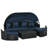 Shenae 90.5'' Wide Curved Metal Patio Daybed with Cushions-1735512628-1735512635