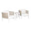 Table d'appoint et table d'appoint 3 pièces Lilah White