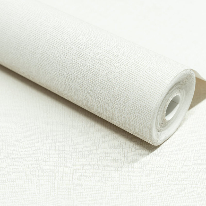 Surfaces Collection Natural Texture Wallpaper Roll, Off-White