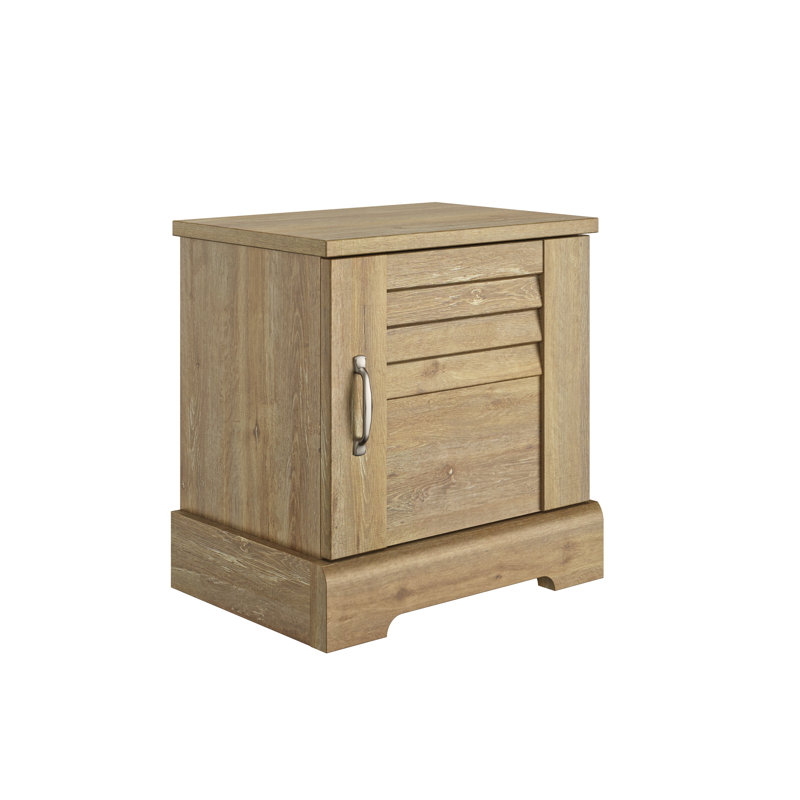 Quebec 51cm W Particle Board / Chipboard Bedside Table
