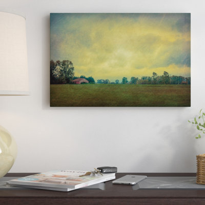 " Small Red Barn " by Don Schwartz