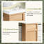Meuble-lavabo rustique de 15,73 po avec lavabo réversible en résine, tablette réglable, porte à ouverture facile, fermeture en douceur, finition grain de bois pour les petits espaces de petite taille