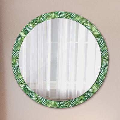 Huldar Glass Flat Wall Mirror