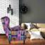 Callison Velvet Wingback Chair