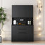 Armoire de cuisine 74 po avec station de charge-228784784
