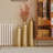 Cory-Lee Handcrafted Metal Floor Vase with Golden Scales, Large Flower Vase(Set Of 3)