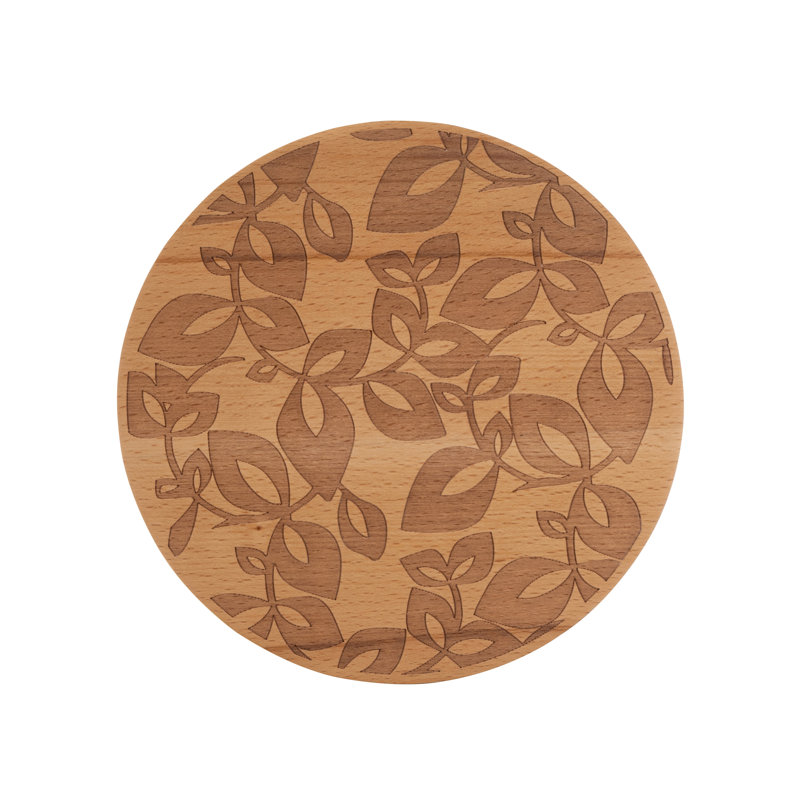 Catherine Lansfield- Inga Wooden Round Trivet