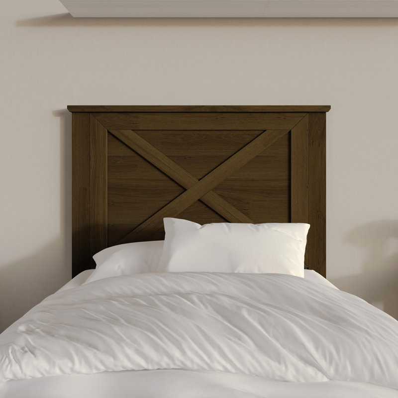 Tête de lit simple Raleigh, Lit simple, Brun