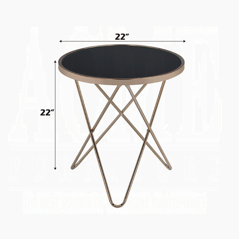 Table de bout 1Pc, Noir