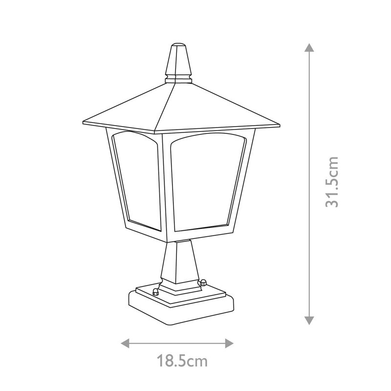 Valentina Transparent Pier Mount Light