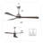 62" Modern 3-Blade Ceiling Fan with Light, Brushed Nickel DC Motor Indoor Fan with Remote Control, Reversible Solid Wood Blades for Living Room Bedroom-429775463-429775469