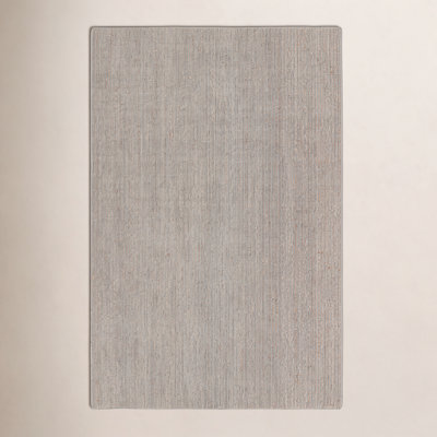 Fransin Brown Hand-Woven Wool Jute Rug