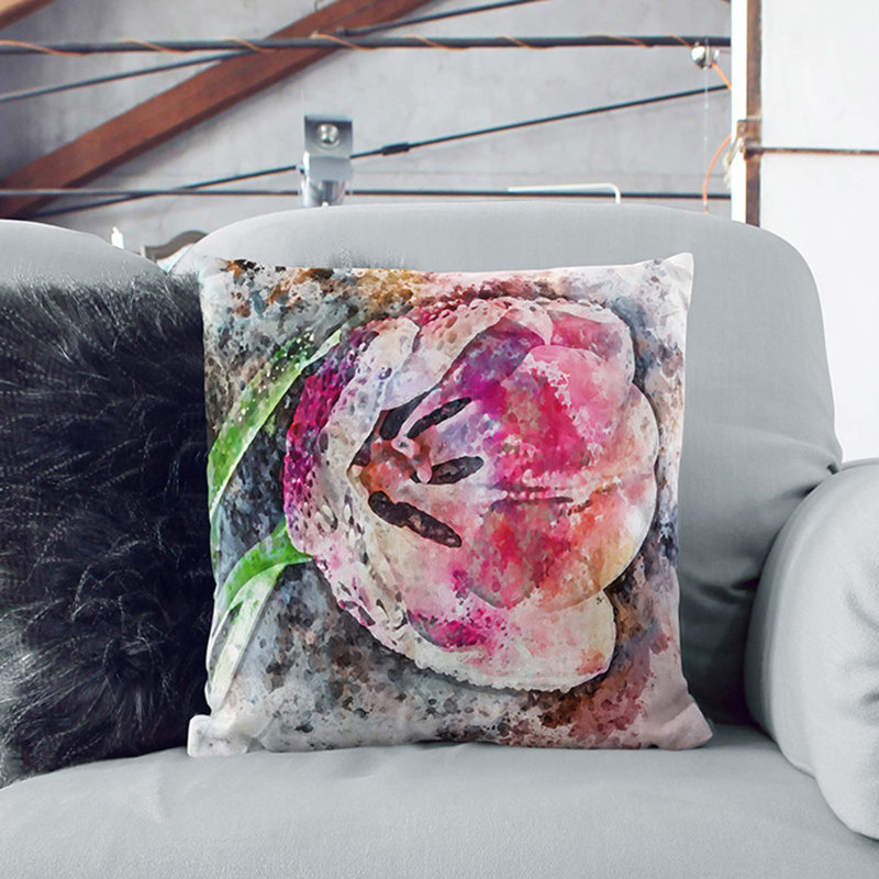 Tulip Cushion with Filling, 55cm H x 55cm W x 20cm D