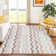 Machine Washable Indoor/Outdoor Bourkelands ACN2342 Stripes Rug
