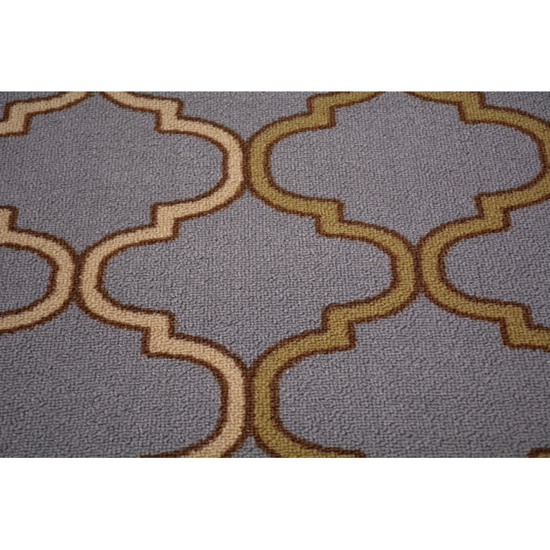 Tapis gris antidérapant à poils courts, Tapis de couloir 2 pi 2 po x 6 pi