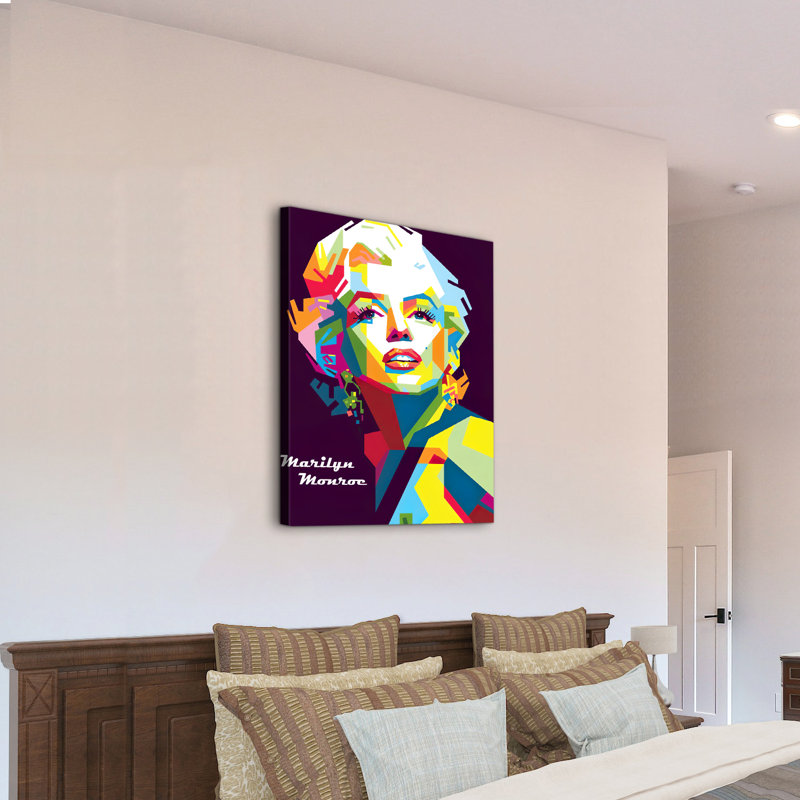 Portrait de Marilyn Monroe - impression sur toile tendue