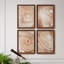 Toile encadrée de qualité supérieure «Wood Grain Suminagashi I» - prête à être accrochée-18507470-18507469