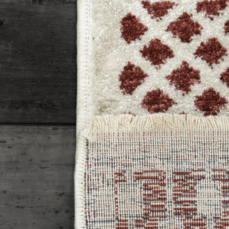 Hera 9x11,5 3303-301 brique / ivoire, Rectangle 9 pi x 11 pi 5 po
