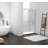 47'' - 48'' W x 76'' H Double Sliding Semi-Frameless Shower Door with Clear Glass-85752646