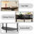 Unique Half Moon Design End Table with Sliding Rattan Door,Elegant Semi-circle Entryway Console Table with 2 Rattan Storage Cabinet and Bottom Shelf for Living room, Bedroom, Study, Hallway-433331140