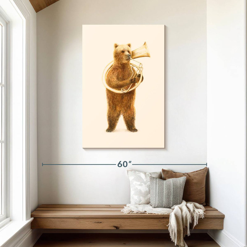 Ketti The Bear And Its Helicon, 45" H x 30" W