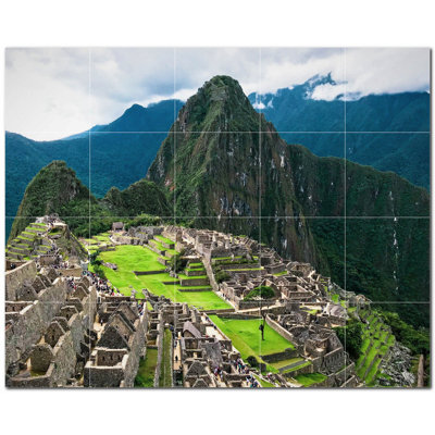 Famous Places Photo 4.25'' x 4.25'' Satin Ceramic Decorative Mural