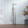 Lumen 1 Handle Floor Clawfoot Tub Faucet with Diverter