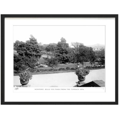 Newport, Belle Vue Park From The Terrace 1896 - Single Picture Frame Print
