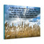 Take No Thought Luke 12:22-23 1 Piece Wrapped Canvas Wall Art-1660050348