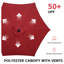 Parasol d'extérieur 7,5 pi avec base inclinable et manivelle incluse-1971596449
