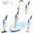12-in-1 Steam Mop, Fast 15-sec Heat-up, 1500w Detachable Handheld Steam Cleaner With 2 Dirt Grip Pads, Removes 99.99% Stubborn Stains For Hardwood Floors, Clothes, Windows, Tiles, Furniture, White