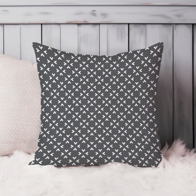 Abstract Gray Pattern II Patterns Modern, 16"H x 16"W