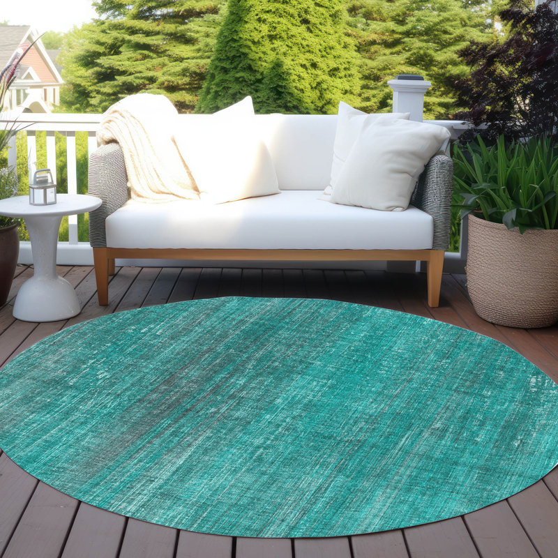 Tapis intérieur / extérieur Kinslee, Rond 8 pi