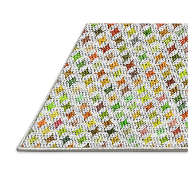 Geometric Indoor Rug, Rectangle 7' x 9'