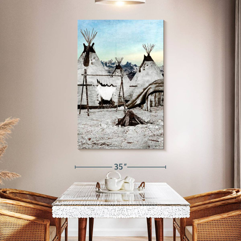 Lelar Native Teepees, 51" H x 34" W