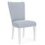 Ensemble de salle à manger Lana avec table à quatre pieds et chaises d'appoint rayées-109615862
