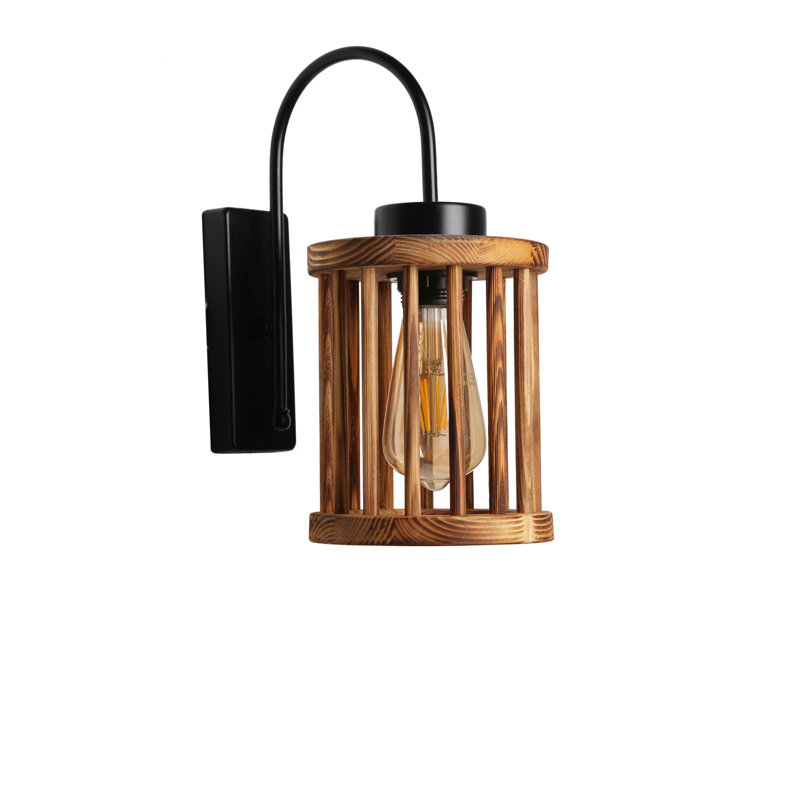 Maben Wood LED Wallchiere