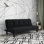 Serta Leonard 66.1" Twin Size Click Clack Convertible Futon Sofa Bed, Tufted