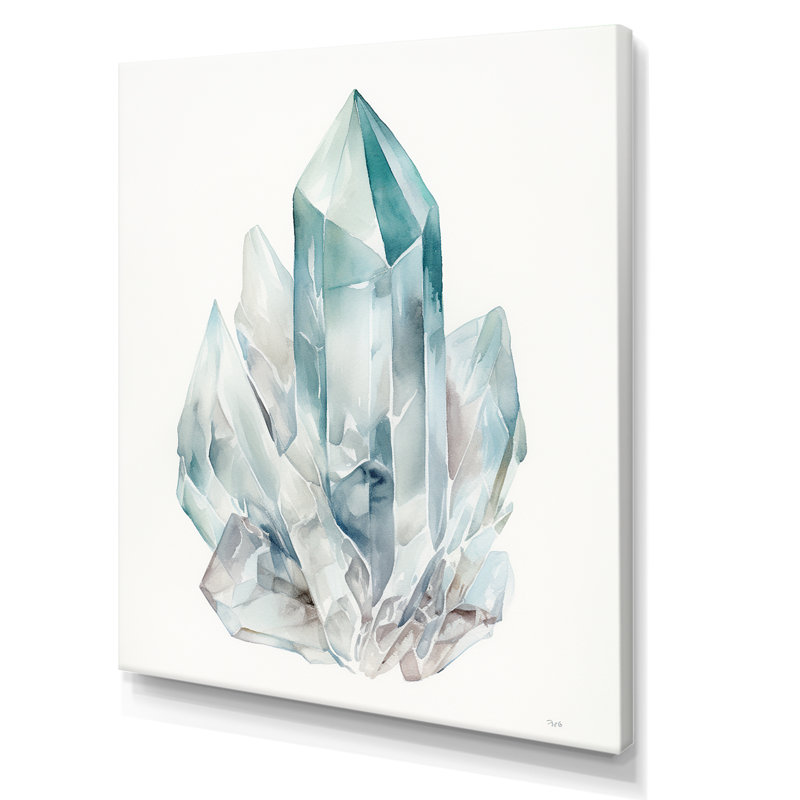 «Minimal Glacier Spiritual Stone In Antartica», reproduction sur toile, Toile tendue, 32" H x 24" W