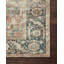 Tapis terre cuite / lagon Loloi Margot Cloudpile-1014364003