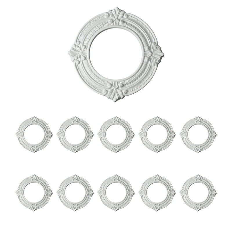 Garniture de plafond décorative en uréthane rosette 6 po