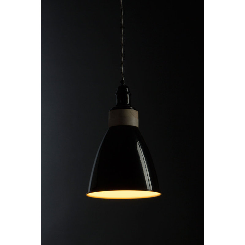 1 - Light Bell Pendant, Black