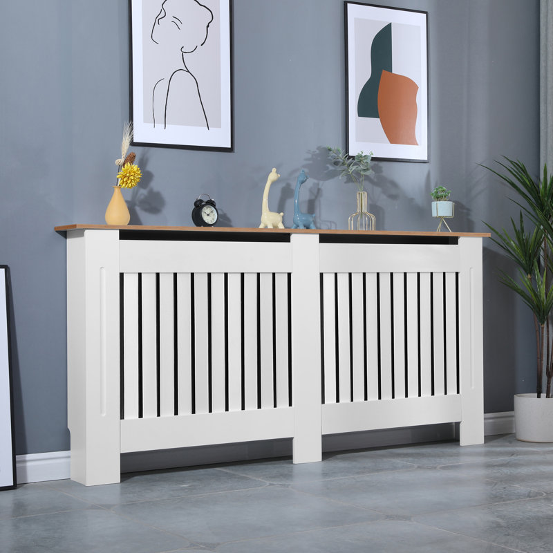 Blisswood Radiator Cover Free-standing Home Entryway Hallway Furniture, 82 H x 172 W x 19 D cm