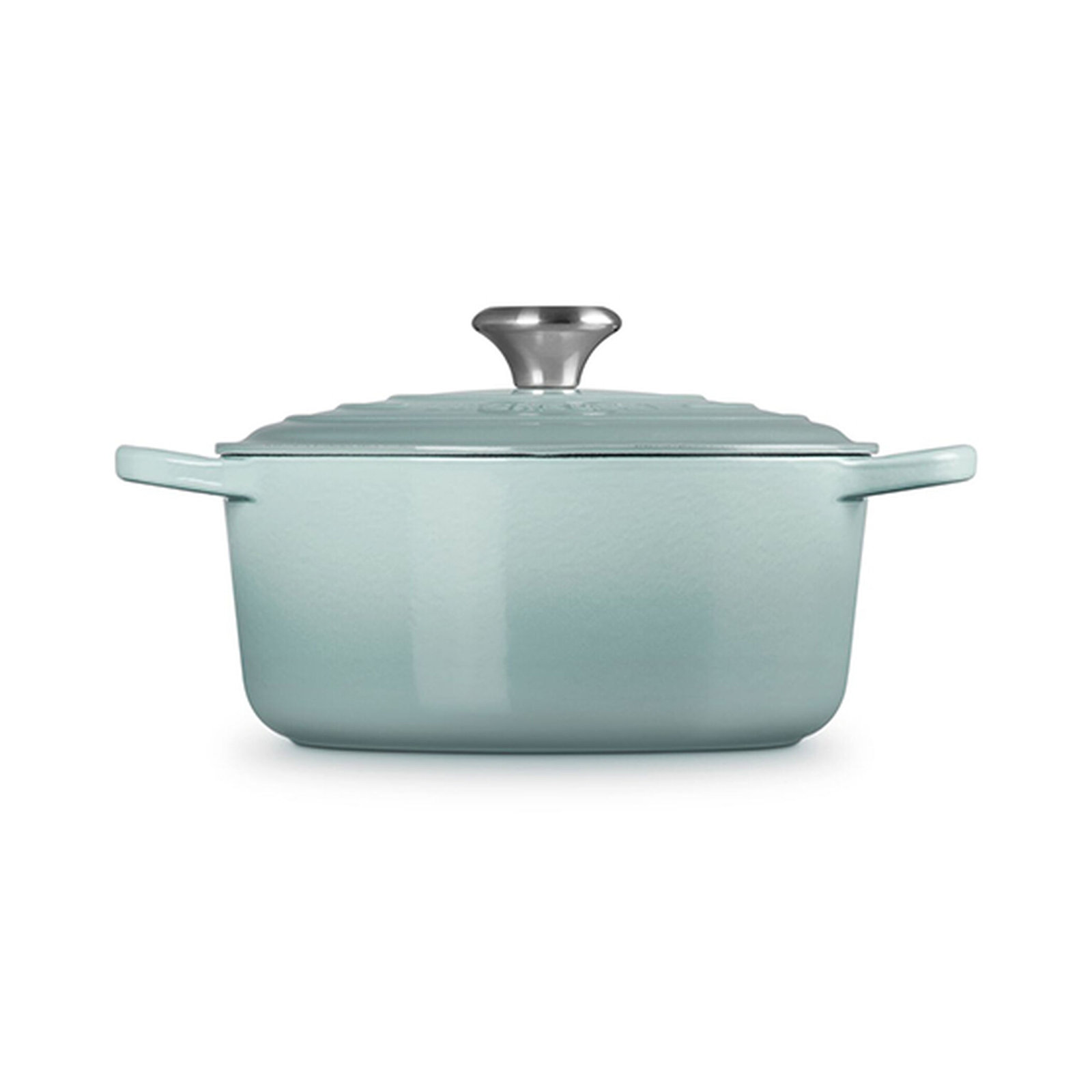 Le Creuset Signature Enameled Cast Iron Round Dutch Oven with Lid, 4.5 quarts, Sea Salt