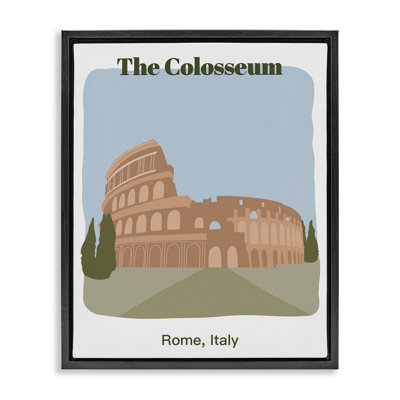 «The Colosseum Architecture», art mural encadré par Regina Moore